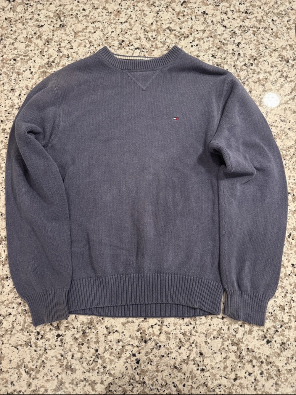 Tommy Hilfiger Men's Crewneck Sweater in Charcoal Blue